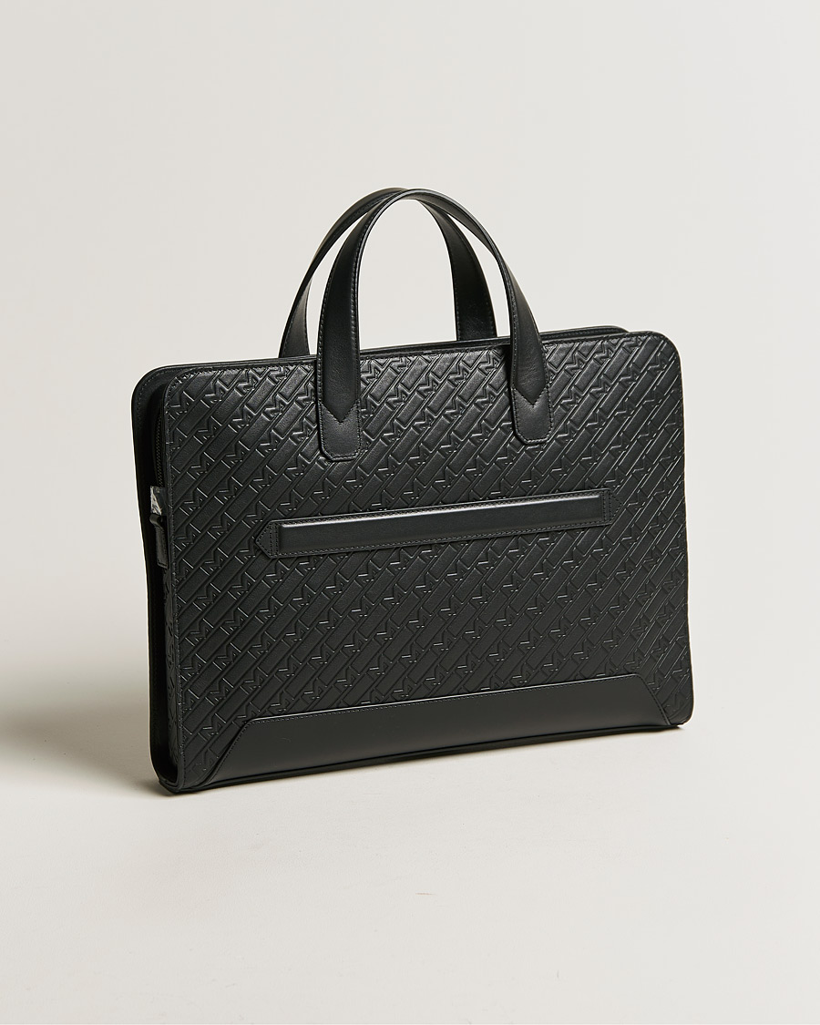 Herre | Montblanc M Gram Thin Document Case Black | Montblanc | M Gram Thin Document Case Black