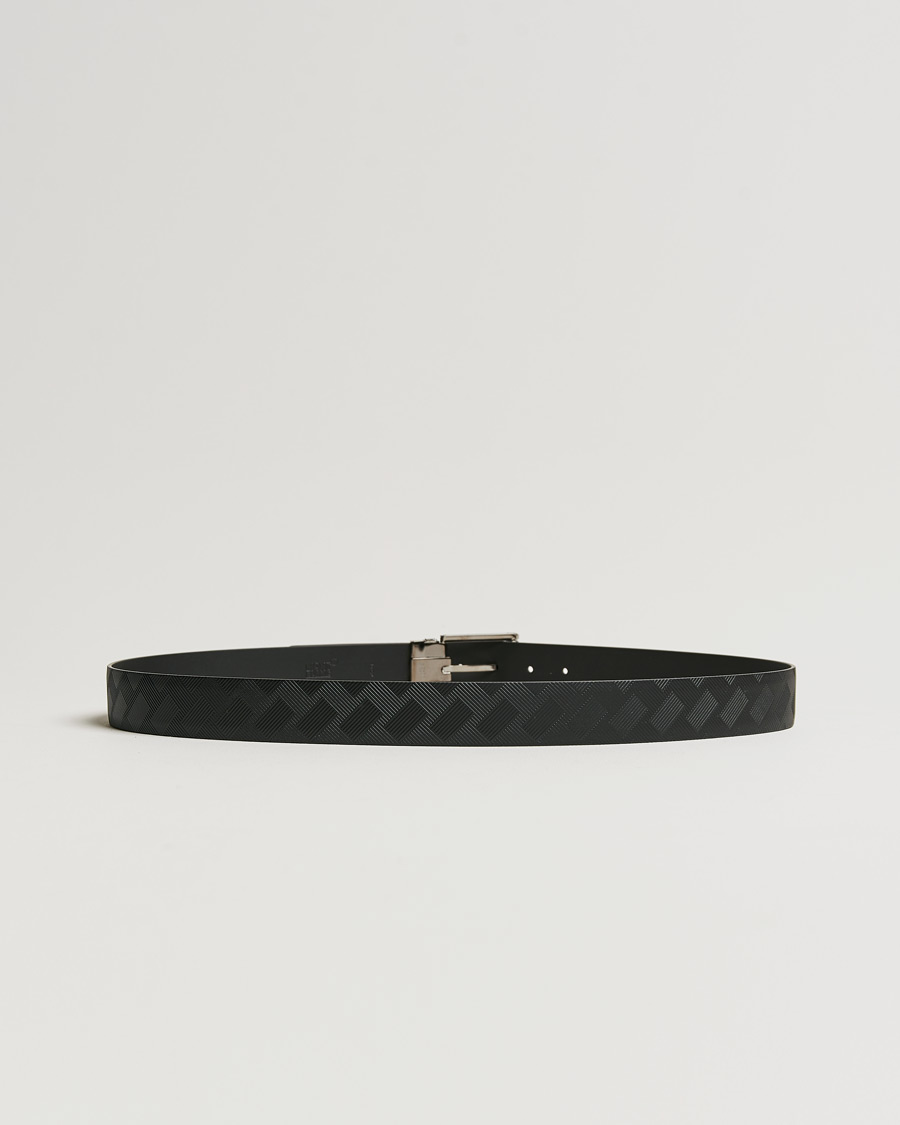 Herre | Montblanc | Montblanc | Black 35 mm Leather Belt Black