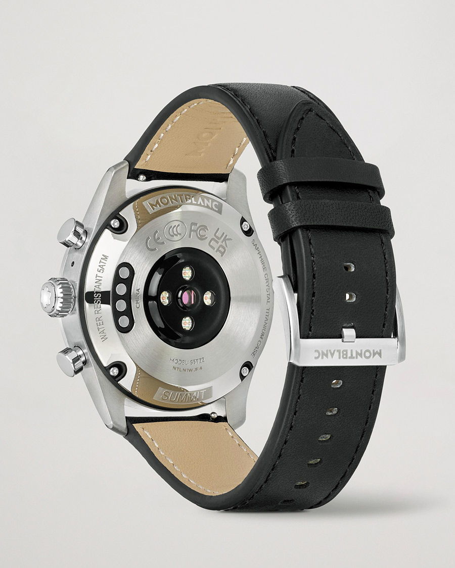 Herre | Læderrem | Montblanc | Summit 3 Smartwatch Grey
