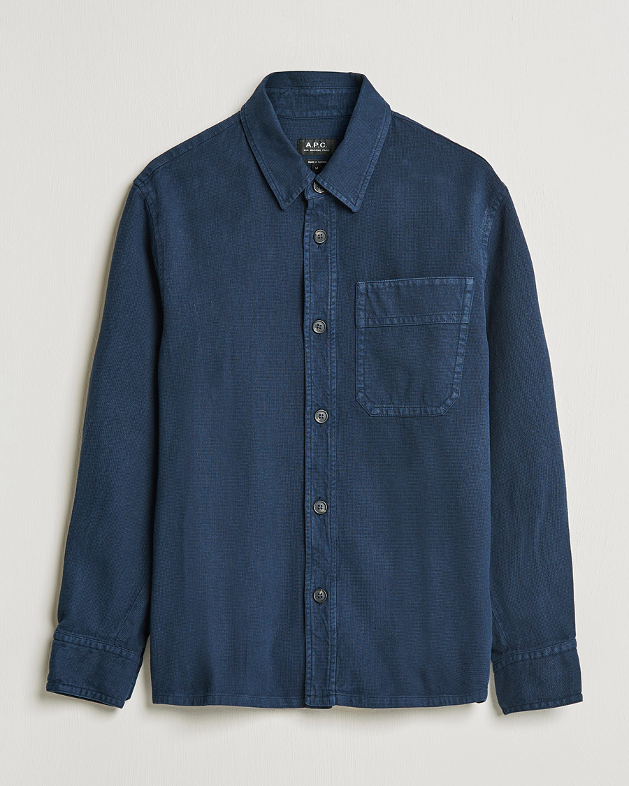 Herre | Skjorter | A.P.C. | Basile Overshirt Navy