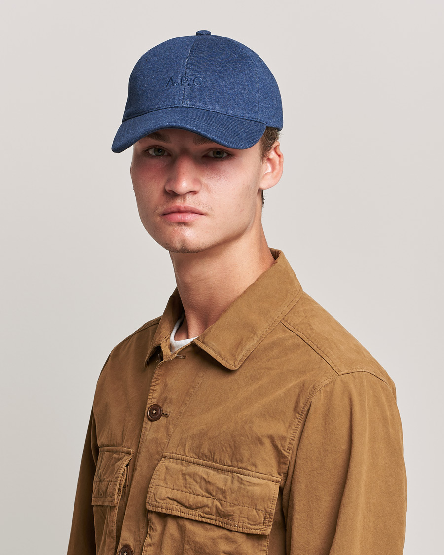 Herre | A.P.C. Charlie Baseball Cap Marine | A.P.C. | Charlie Baseball Cap Marine