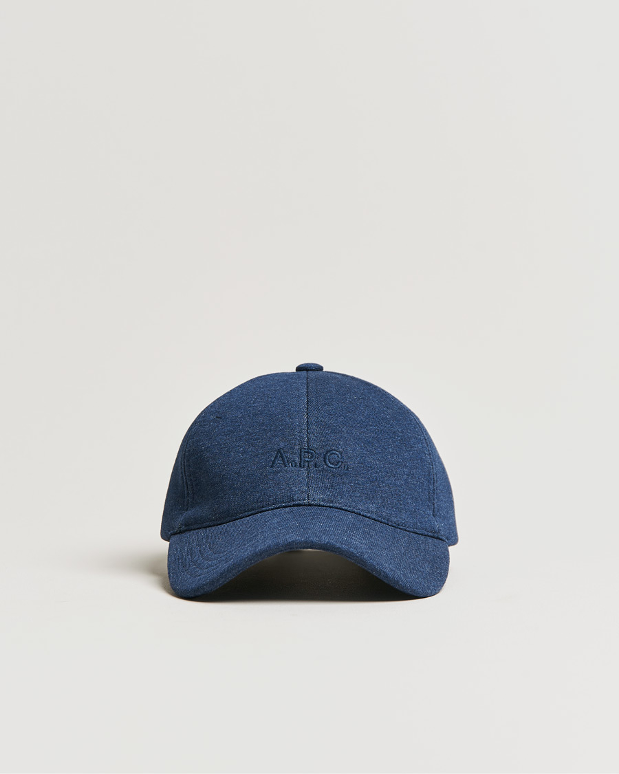 Herre | A.P.C. Charlie Baseball Cap Marine | A.P.C. | Charlie Baseball Cap Marine