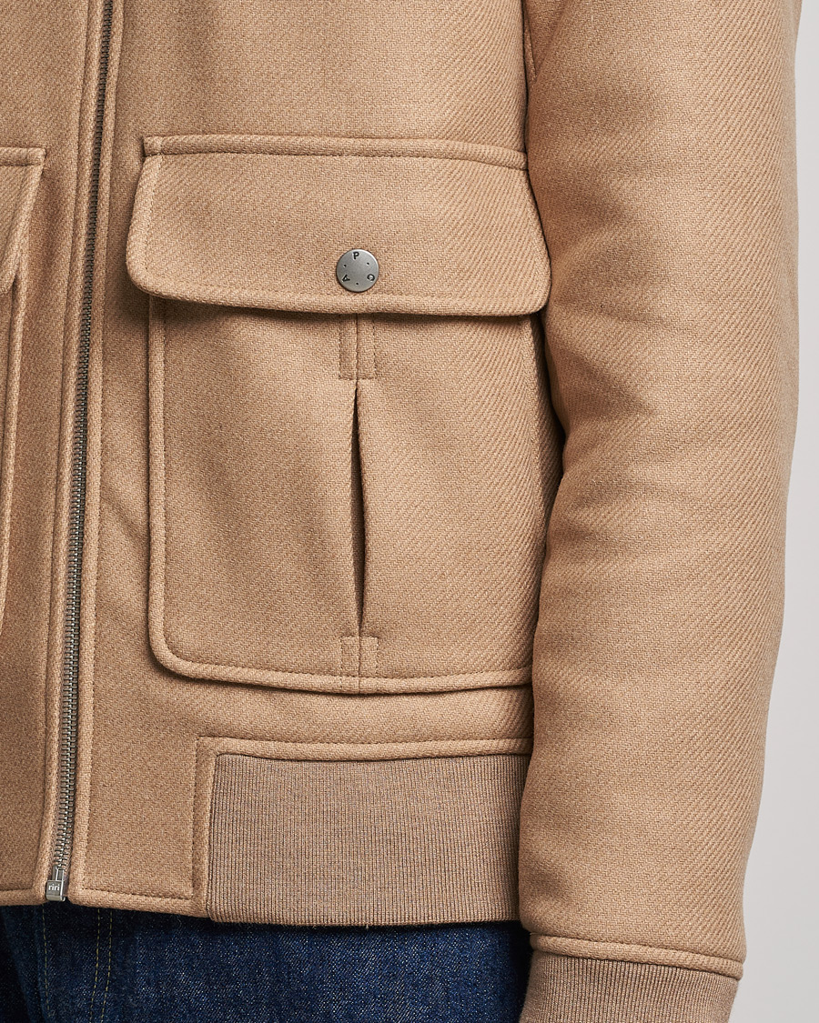 Herre | Jakker | A.P.C. | Ben Shearling Bomber Jacket Beige