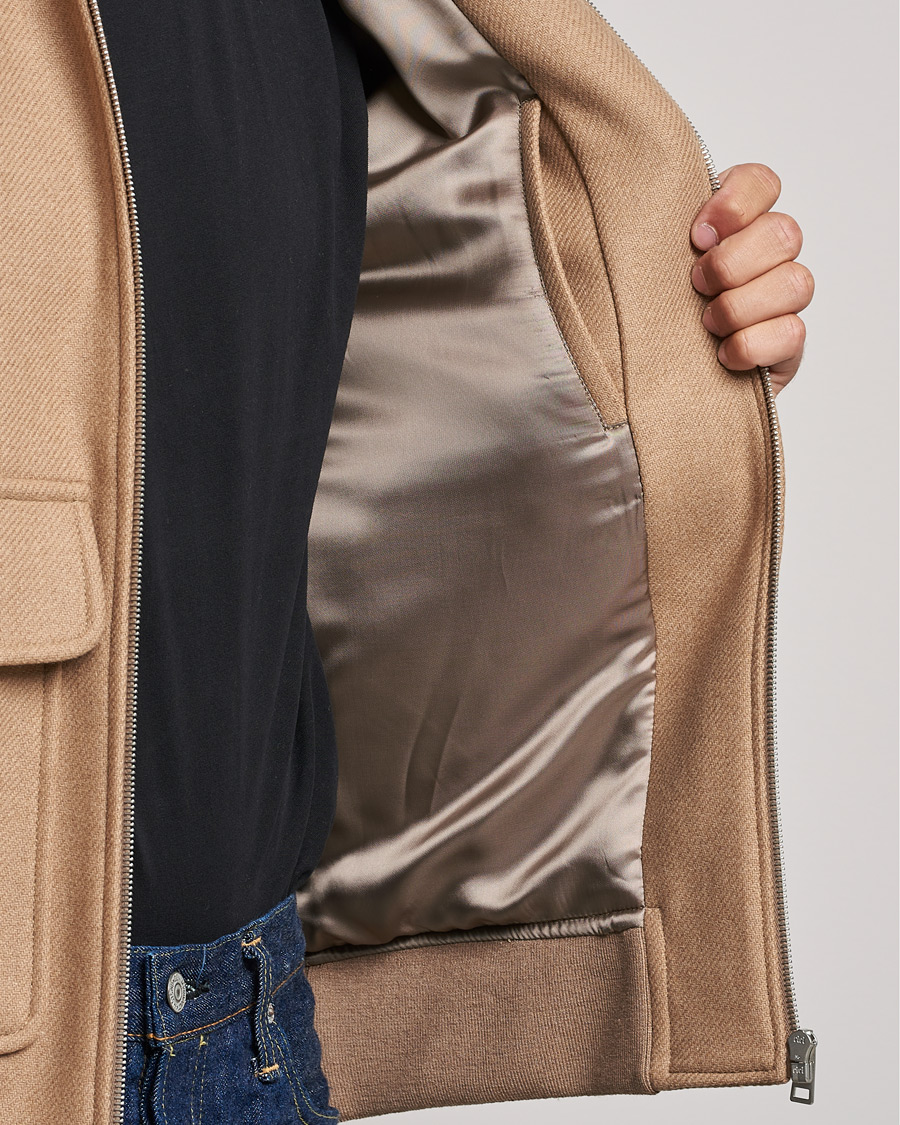 Herre | Jakker | A.P.C. | Ben Shearling Bomber Jacket Beige