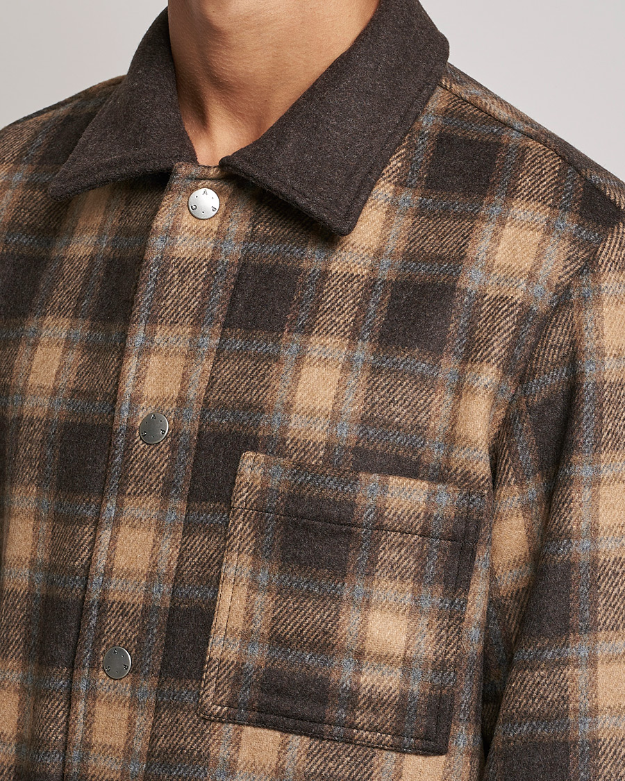 Herre | Jakker | A.P.C. | Emile Shirt Jacket Brown Check