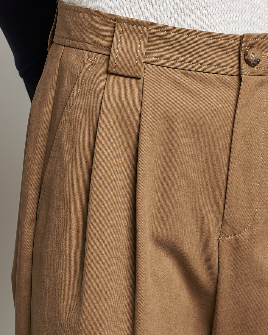 Herre | Bukser | A.P.C. | Eddy Pleated Chinos Tobacco