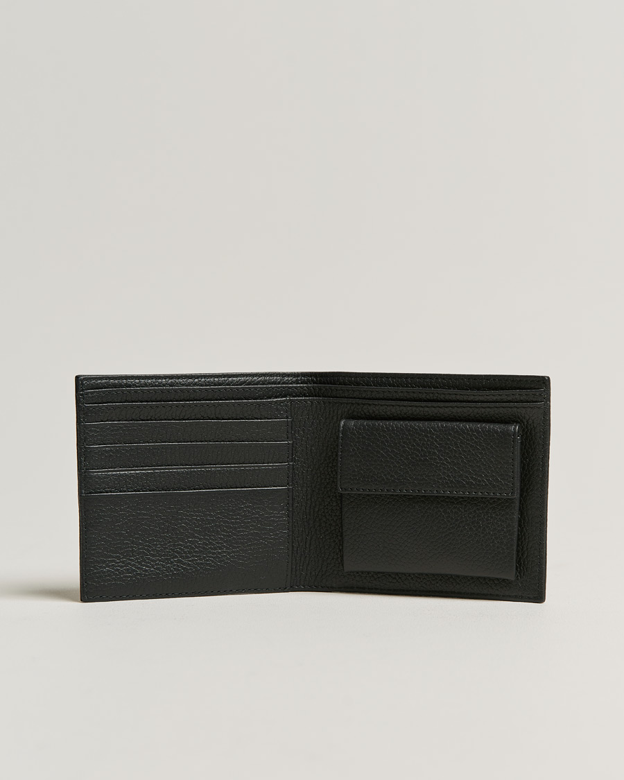 Herre | A.P.C. Grain Leather Wallet Black | A.P.C. | Grain Leather Wallet Black