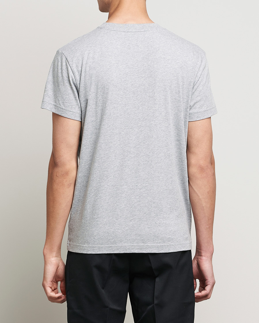 Herre | T-Shirts | GANT | Tonal Archive Shield Crew Neck Tee Grey Melange
