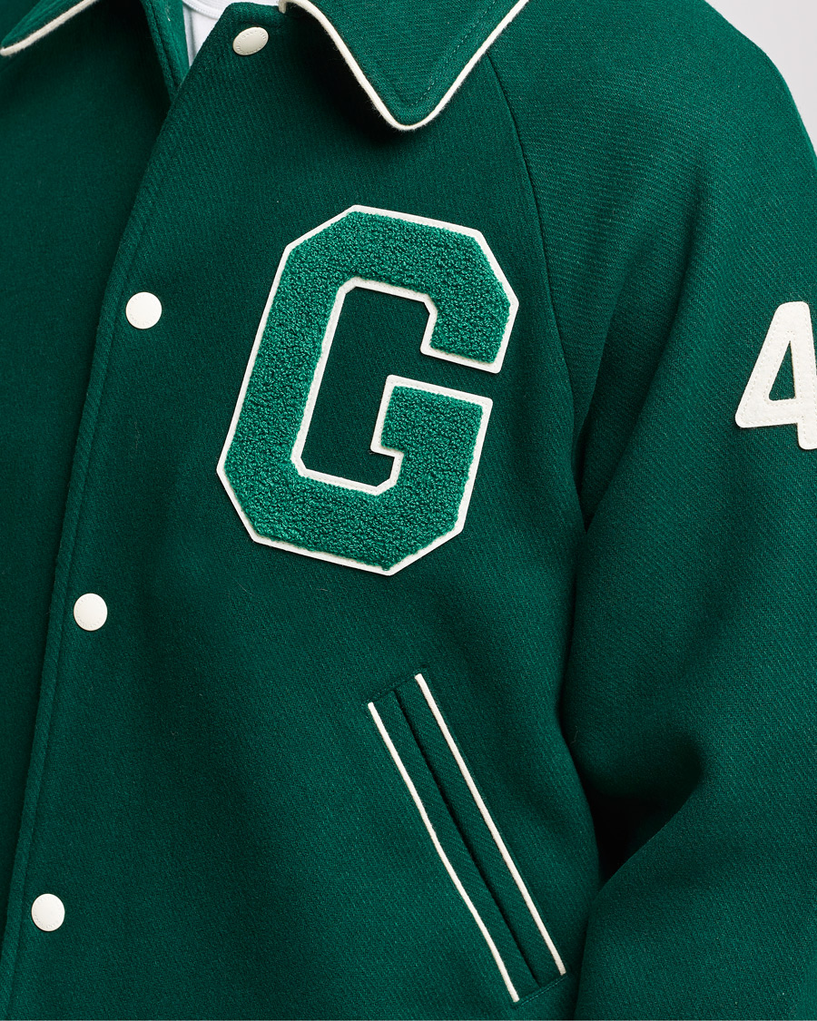 Herre | Jakker | GANT | College G Varisty Jacket Forest Green