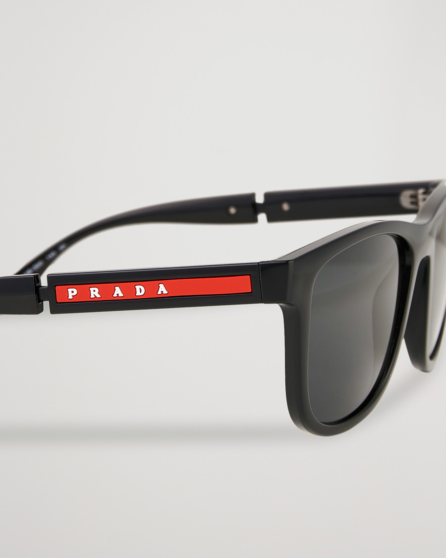 Herre | Prada Linea Rossa 0PS 04XS Sunglasses Black | Prada Linea Rossa | 0PS 04XS Sunglasses Black