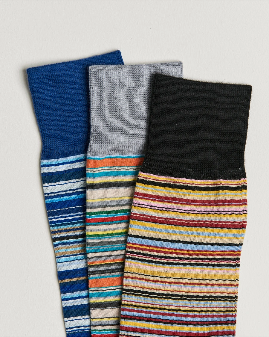 Herre | Wardrobe basics | Paul Smith | 3-Pack Sock Multistripe