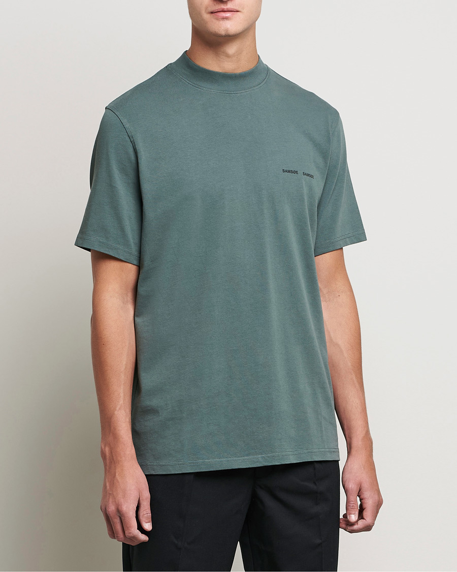 Herre | T-Shirts | Samsøe Samsøe | Samsøe & Samsøe Norsbro T-shirt Balsam Green