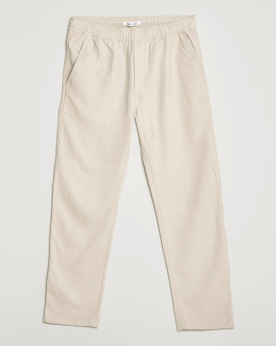 Herre | Bukser | Samsøe Samsøe | Samsøe & Samsøe Jabaria Organic Cotton Trousers Oatmeal