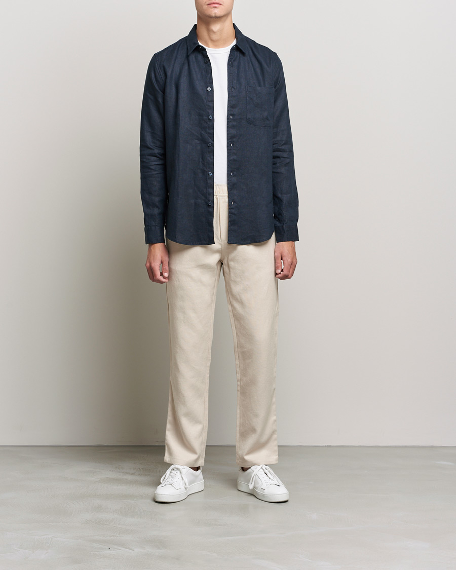 Herre | Bukser | Samsøe Samsøe | Samsøe & Samsøe Jabaria Organic Cotton Trousers Oatmeal