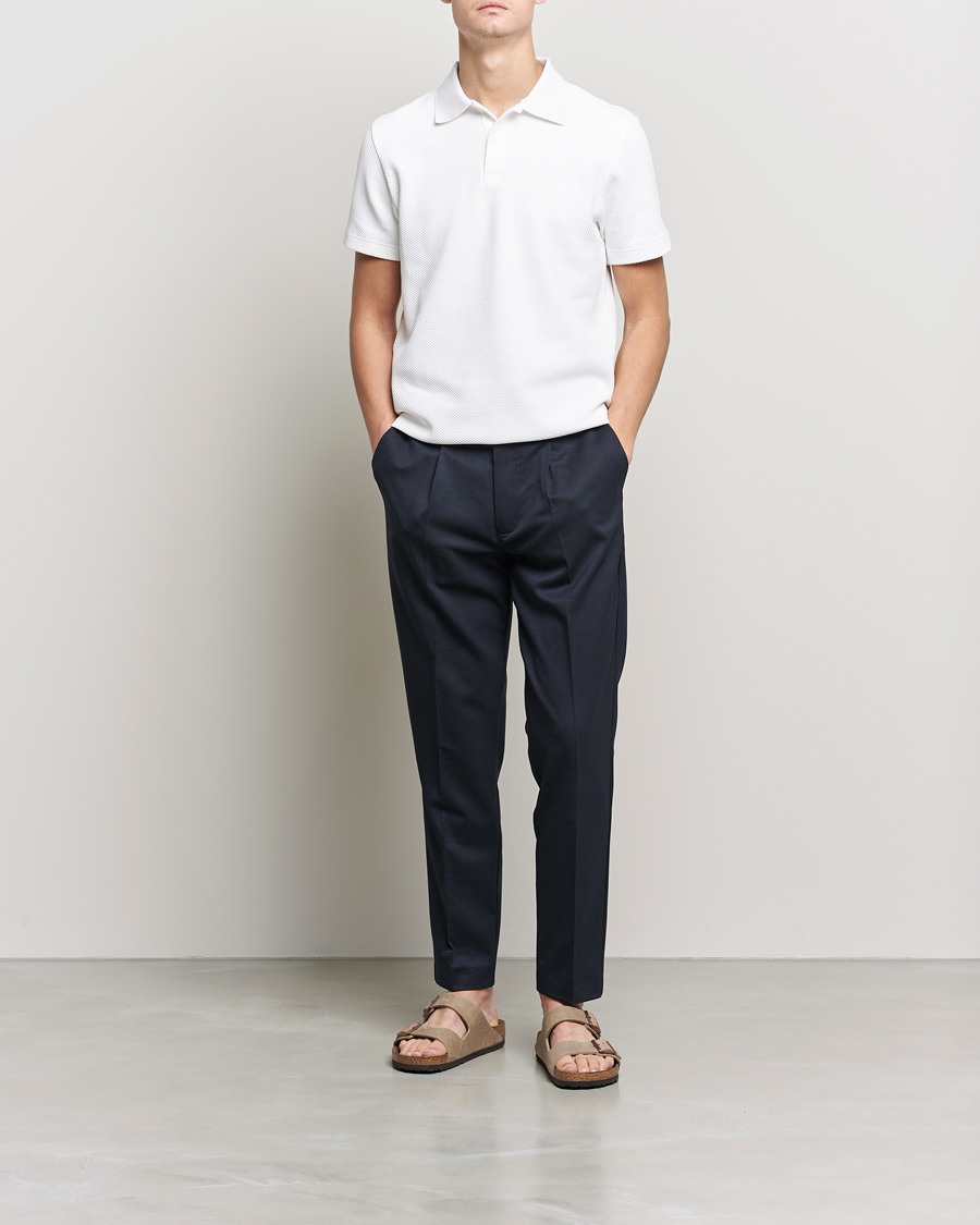 Herre | Polotrøjer | Samsøe Samsøe | Samsøe & Samsøe Taranto Organic Cotton Polo White