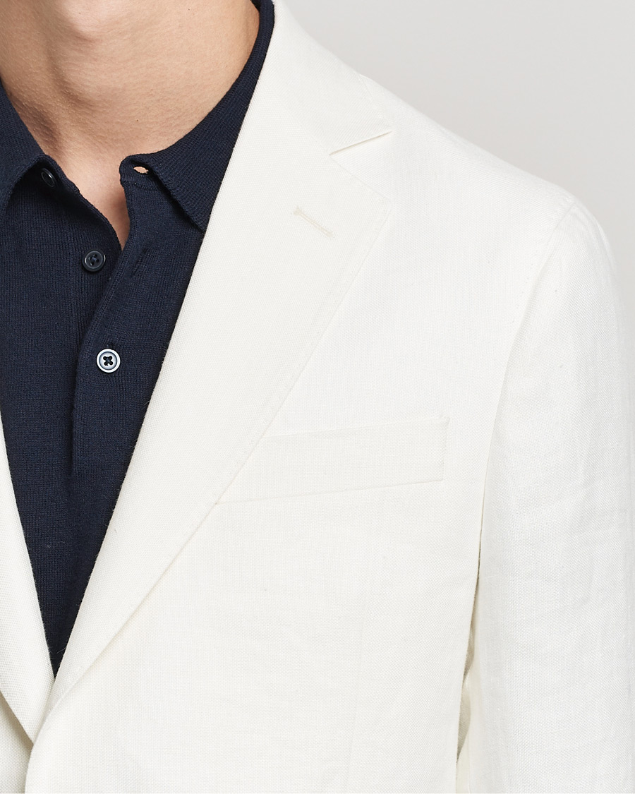 Herre | Blazere & jakker | Oscar Jacobson | Fogerty Linen Blazer White