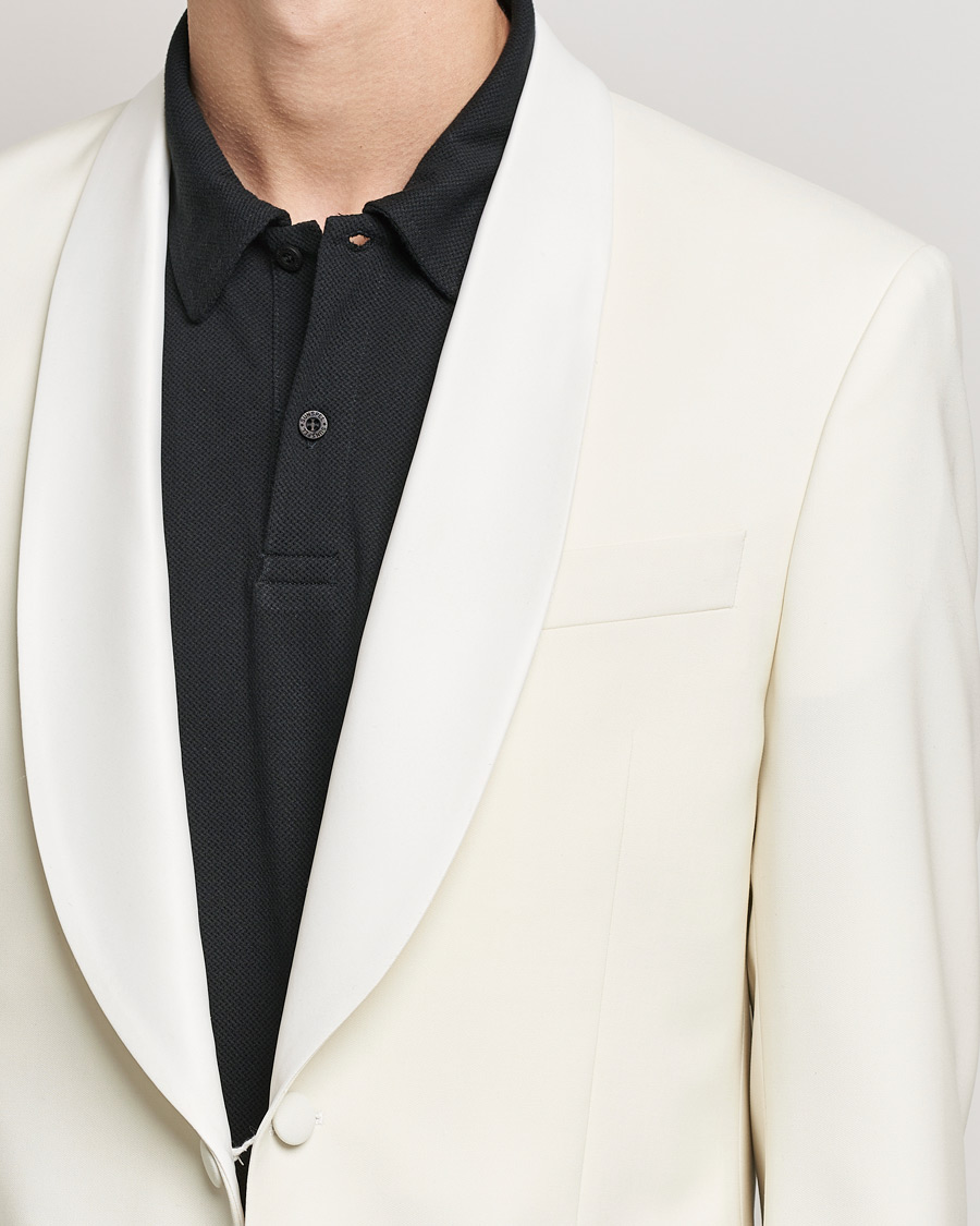 Herre | Jakkesæt | Oscar Jacobson | Figaro Light Wool Tuxedo Creme