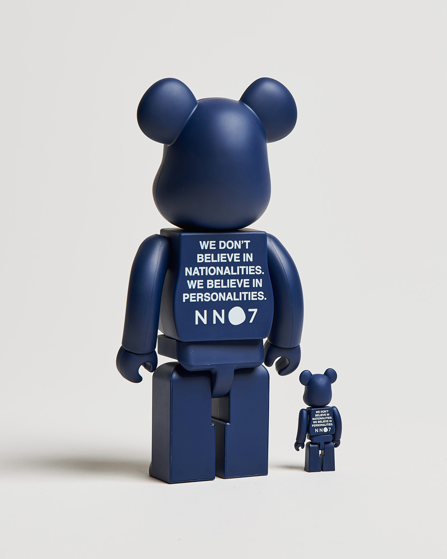 Herre | NN07 NN07 x Be@rbrick Navy Blue | NN07 | x Be@rbrick Navy Blue