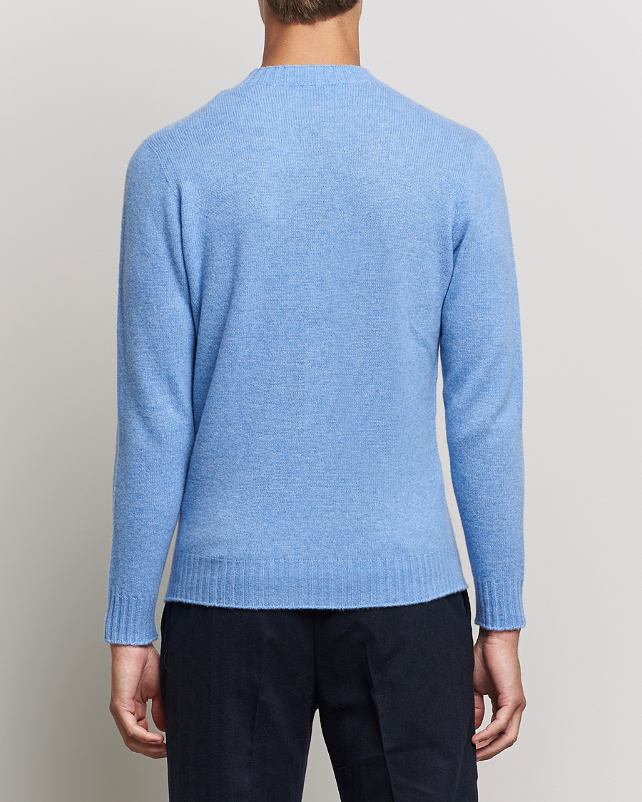 Herre | Trøjer | Altea | Wool/Cashmere Crew Neck Sweater Light Blue