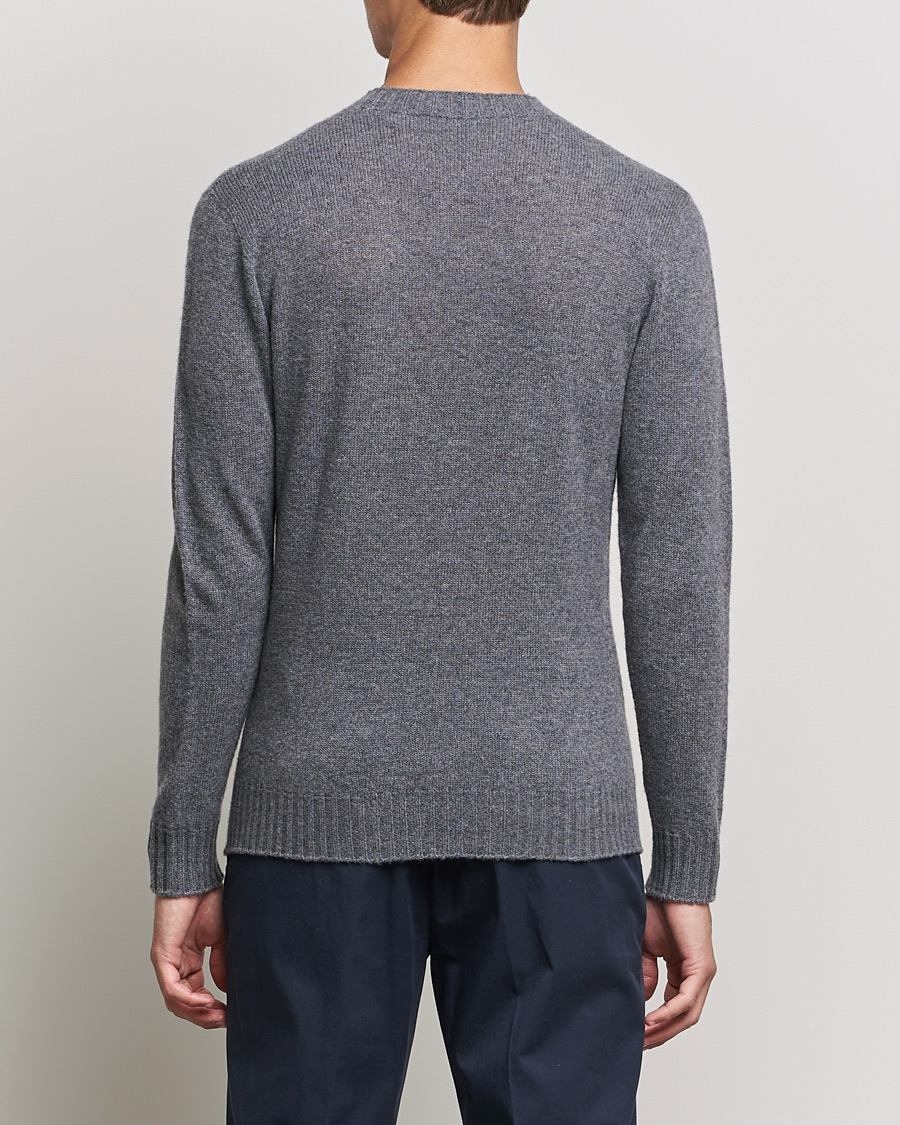 Herre | Trøjer | Altea | Wool/Cashmere Crew Neck Sweater Heather Grey