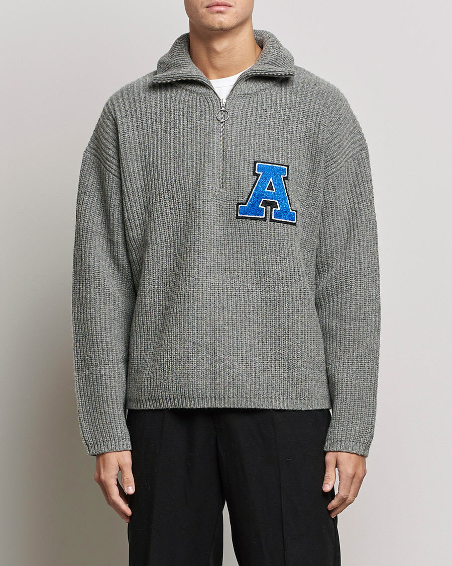Herre | Half-zip | Axel Arigato | Team Half Zip Sweater Grey