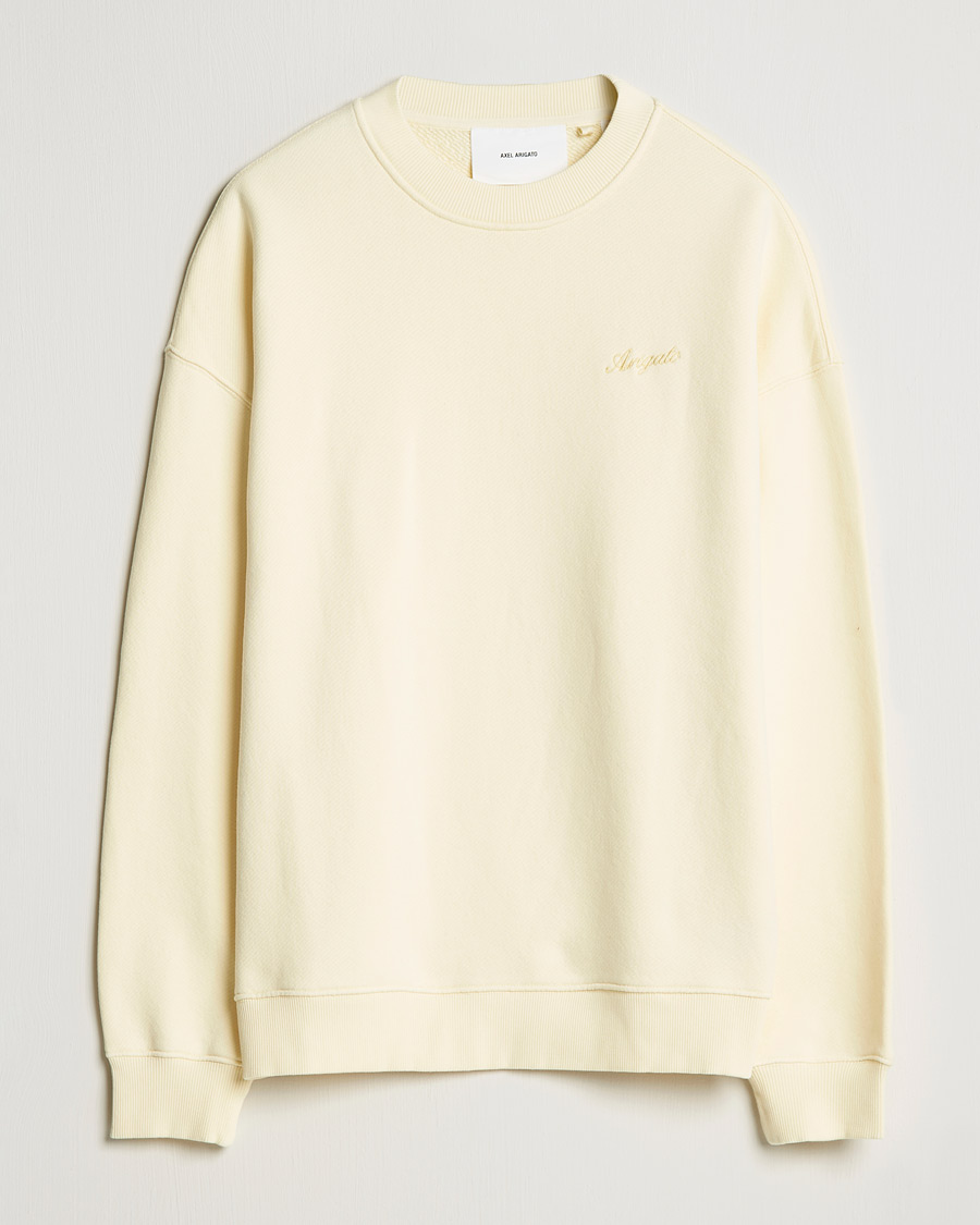 Herre | Trøjer | Axel Arigato | Primary Sweatshirt Pale Yellow