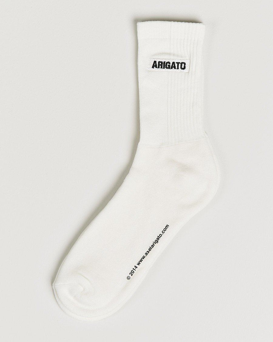 Herre |  | Axel Arigato | Block Logo Sock White