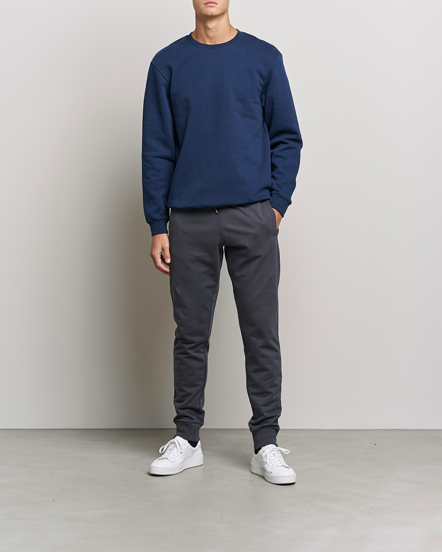 Herre | Trøjer | Bread & Boxers | Loungewear Sweatshirt Navy Blue