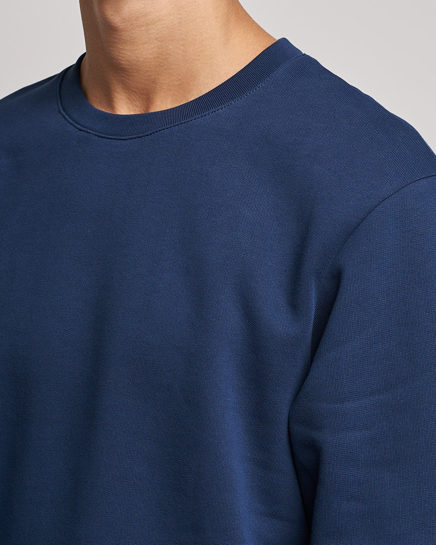 Herre | Trøjer | Bread & Boxers | Loungewear Sweatshirt Navy Blue
