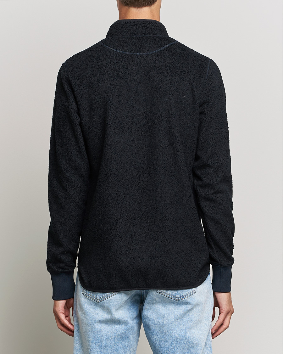 Herre | Trøjer | Bread & Boxers | Full Zip Fleece Jacket Navy Blue