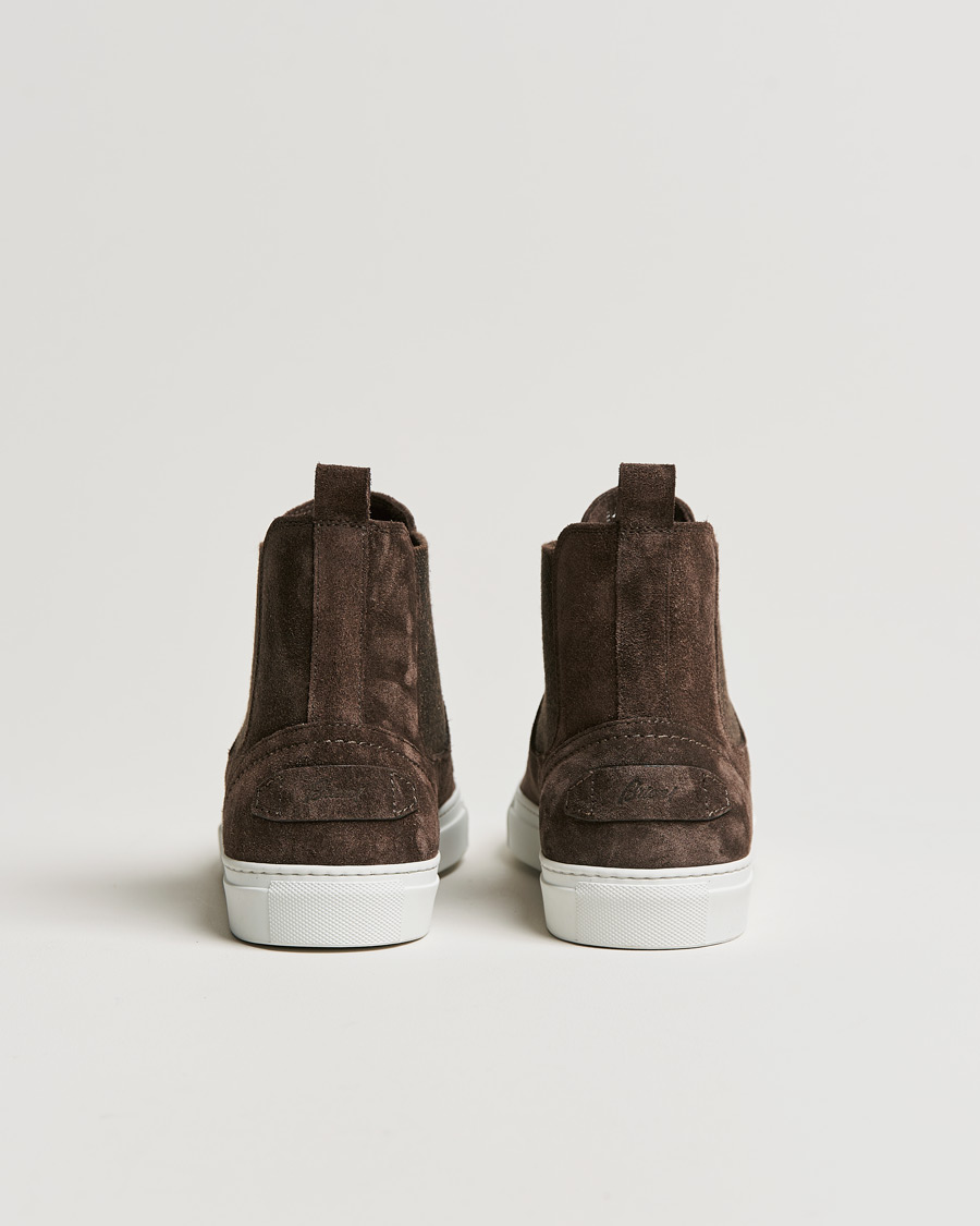 Herre | Brioni Classic Sneakers Dark Brown Suede | Brioni | Classic Sneakers Dark Brown Suede