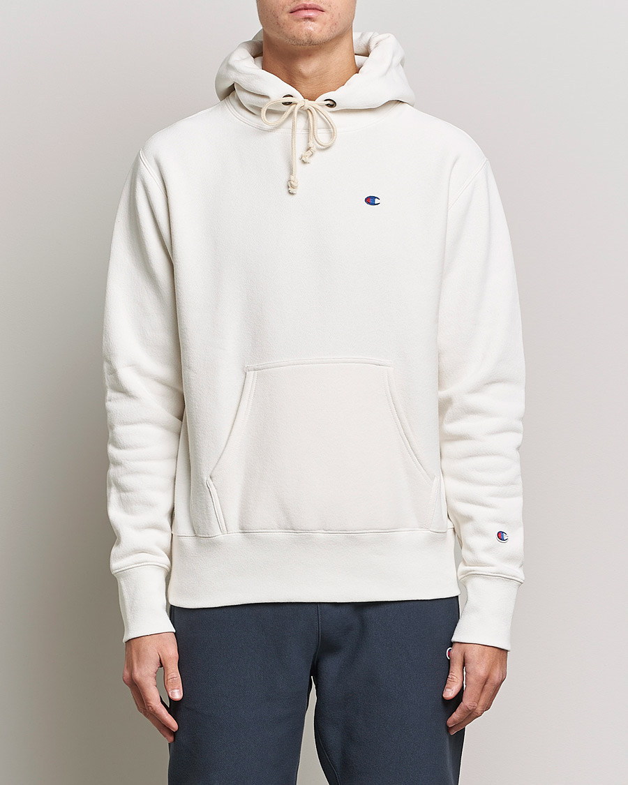 Herre | Trøjer | Champion | Reverse Weave Soft Fleece Hood White