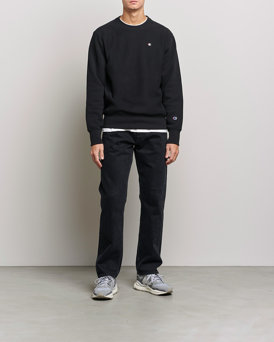 Herre | Trøjer | Champion | Reverse Weave Soft Fleece Sweatshirt Black