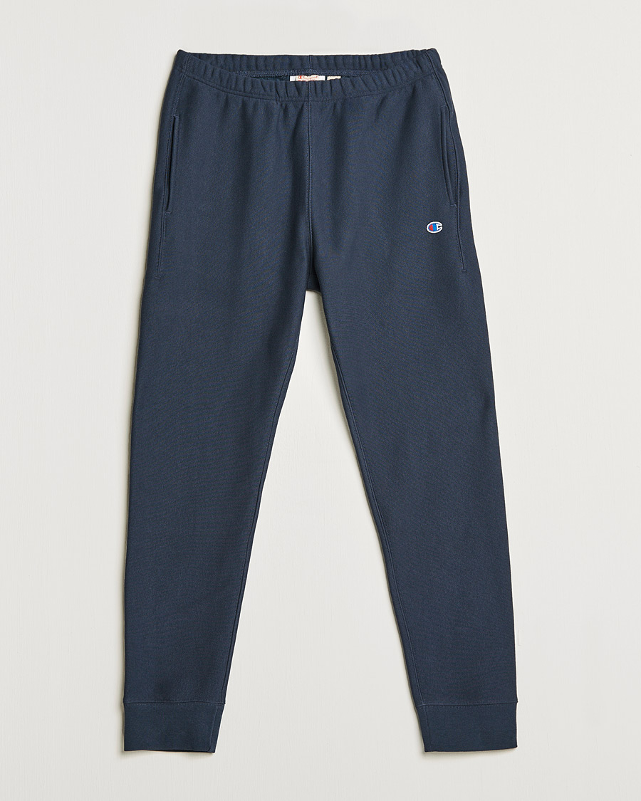 Reverse Weave Soft Sweatpants Navy - CareOfCarl.dk