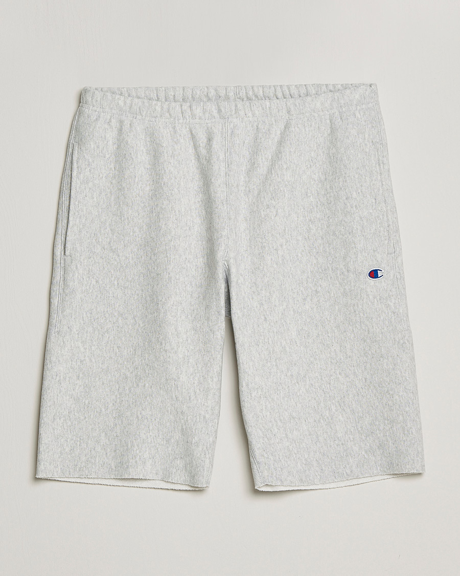 Mediate opføre sig terning Champion Reverse Weave Soft Fleece Sweatshorts Grey Melange - CareOfCarl.dk