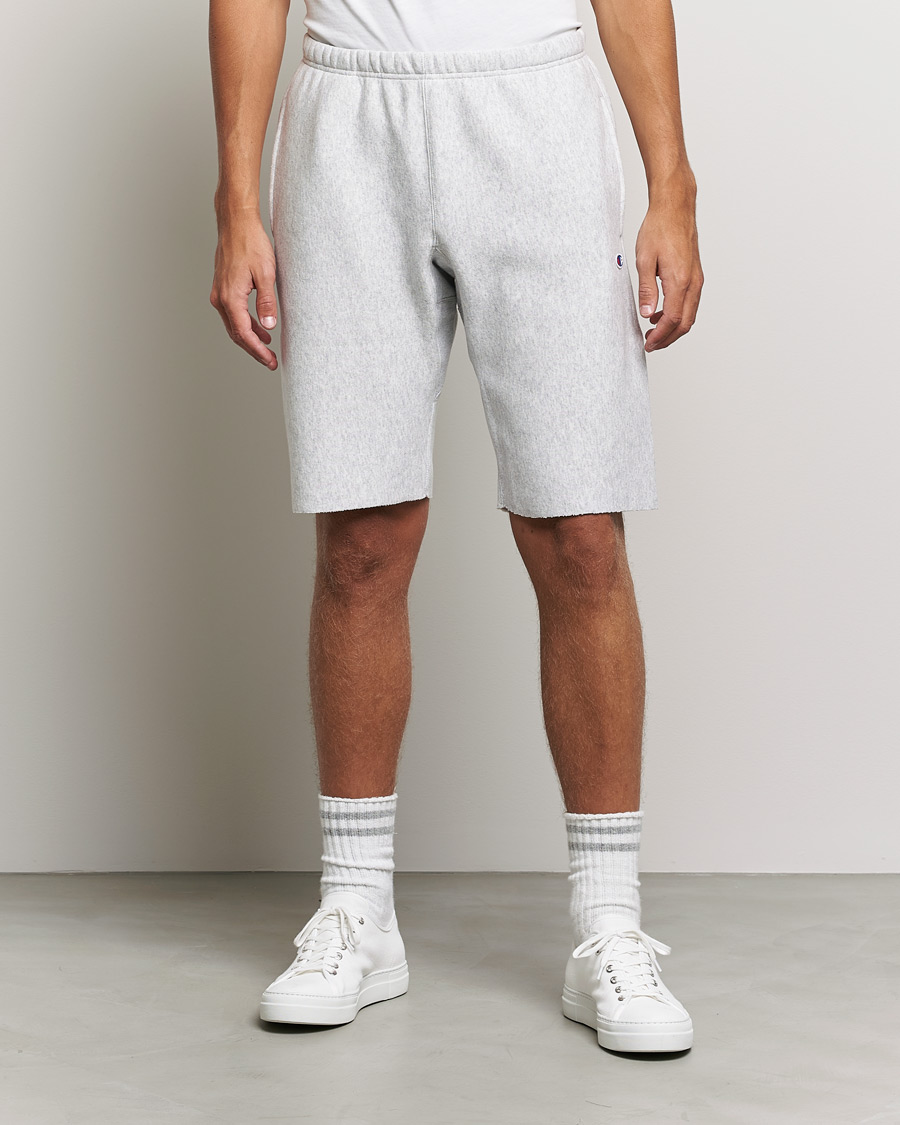 Mediate opføre sig terning Champion Reverse Weave Soft Fleece Sweatshorts Grey Melange - CareOfCarl.dk