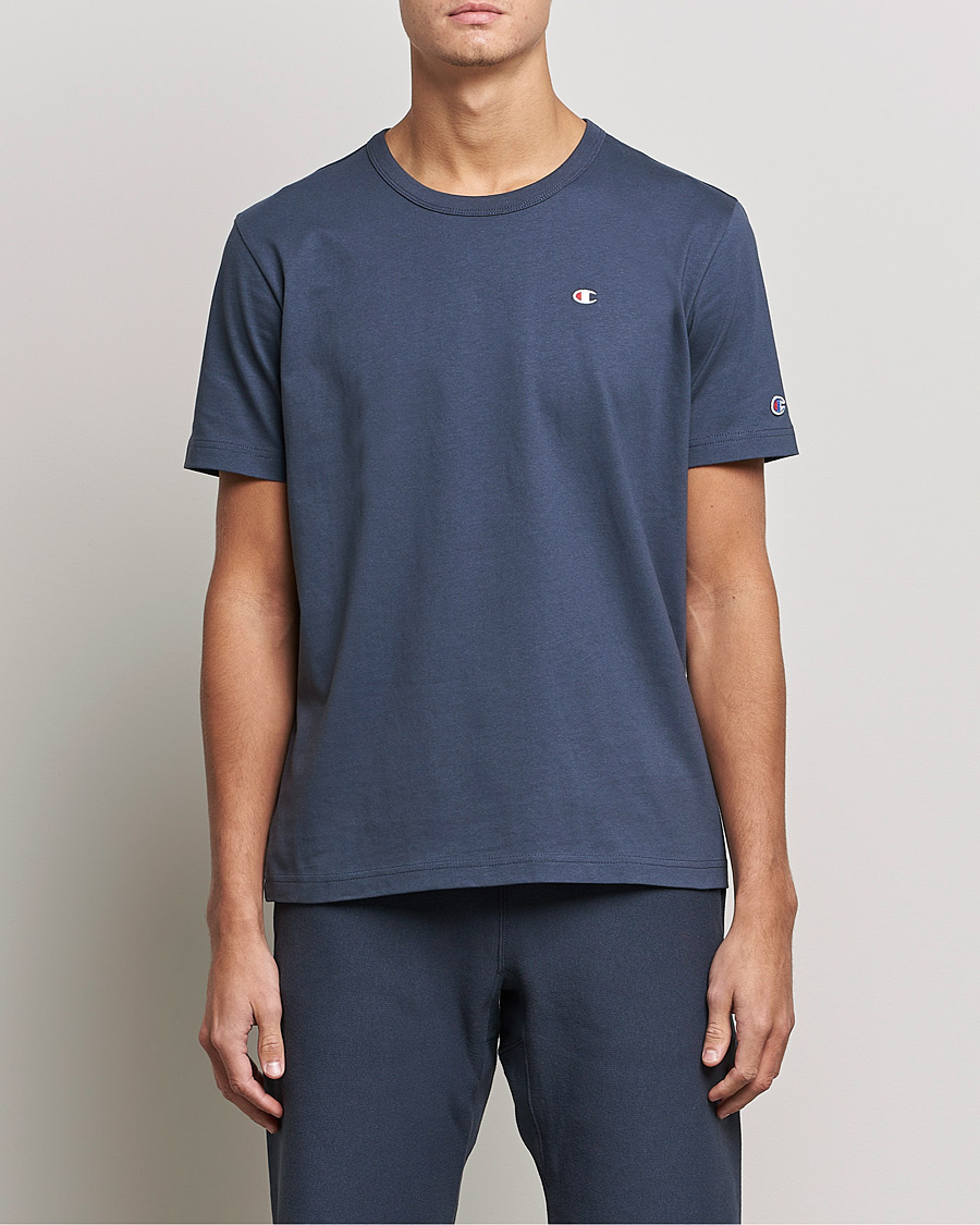 Herre | T-Shirts | Champion | Athletic Jersey Tee Navy