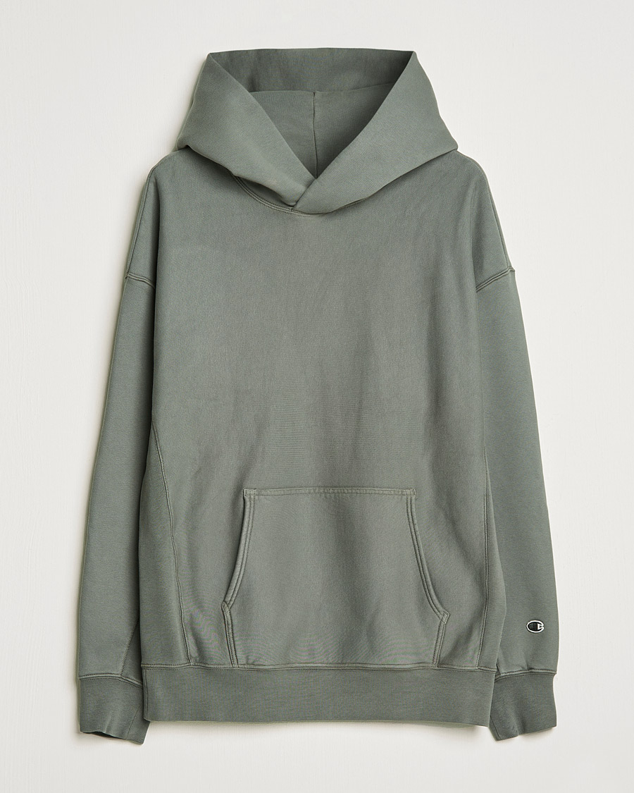 Herre | Trøjer | Champion | Heritage Garment Dyed Hood Dark Grey