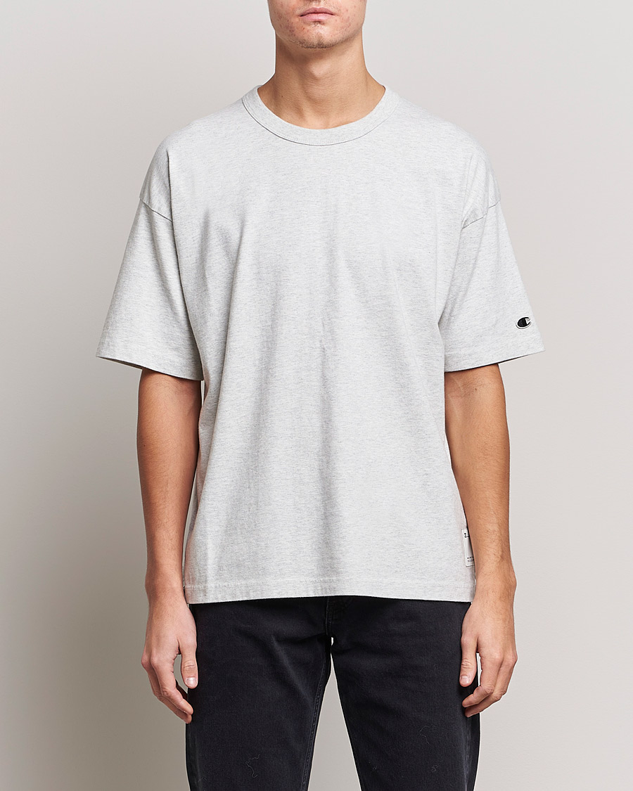 Herre |  | Champion | Heritage Garment Dyed T-Shirt Grey Melange