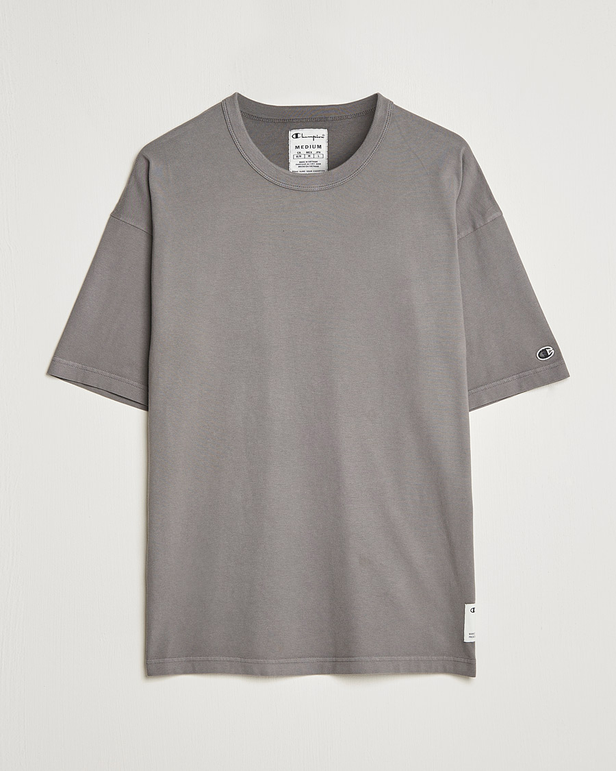 Herre | T-Shirts | Champion | Heritage Garment Dyed T-Shirt Dark Grey