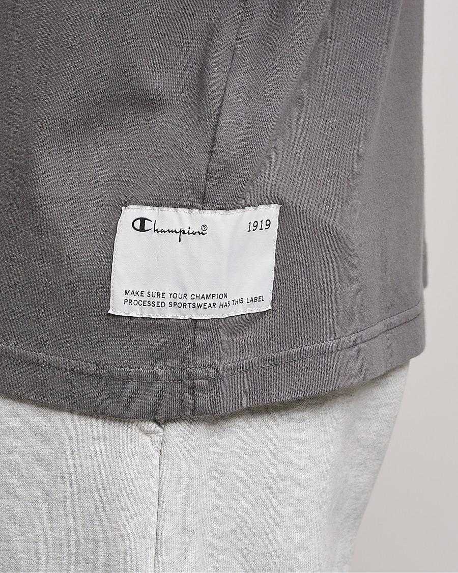Herre | T-Shirts | Champion | Heritage Garment Dyed T-Shirt Dark Grey