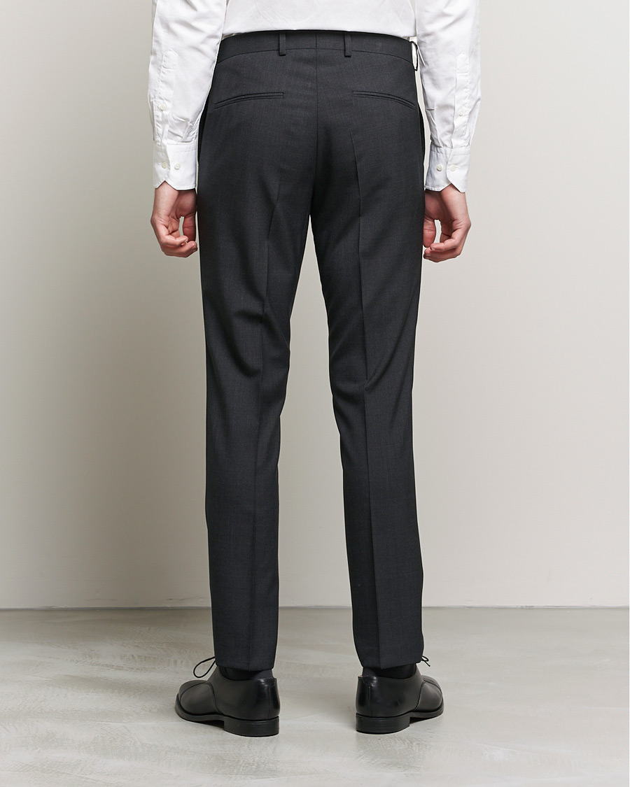 Herre | Bukser | Oscar Jacobson | Denz Super 120's Wool Trousers Grey