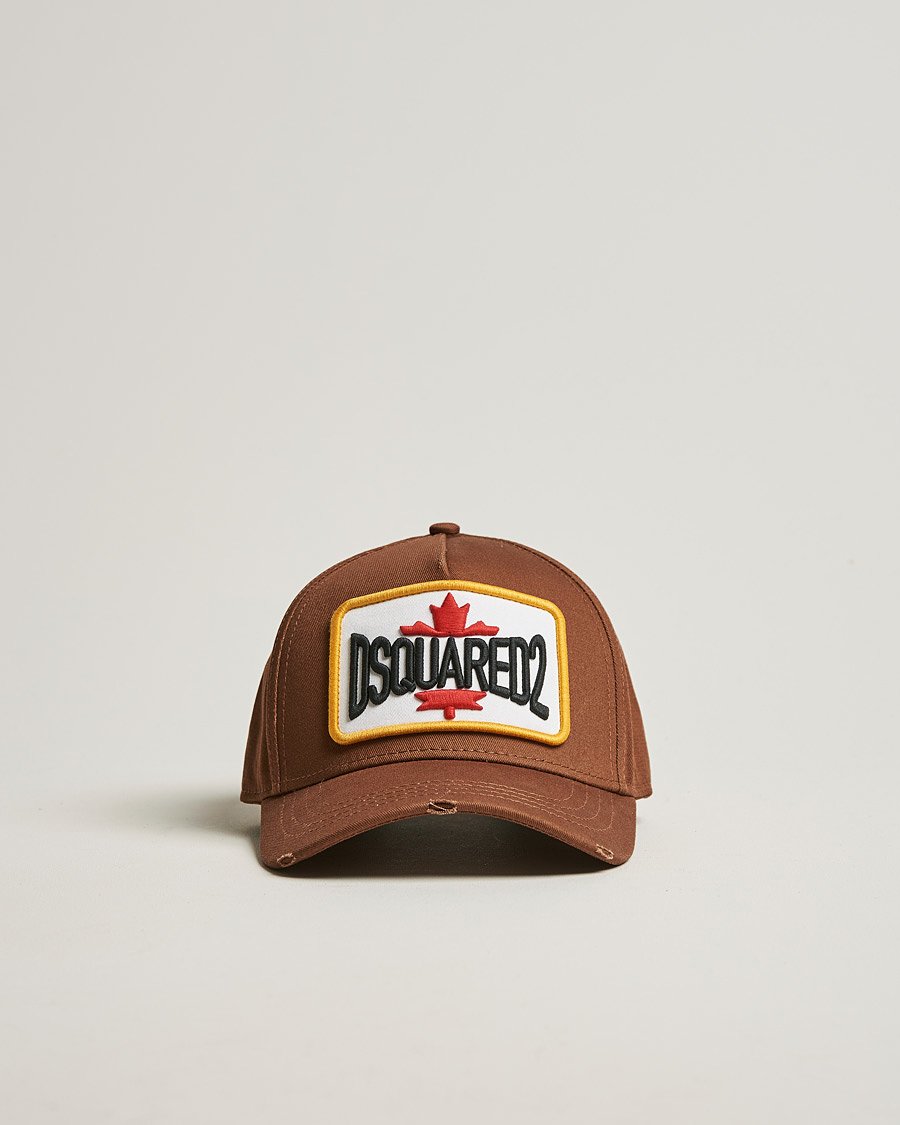Herre | Dsquared2 D2 Patch Baseball Cap Hazel | Dsquared2 | D2 Patch Baseball Cap Hazel