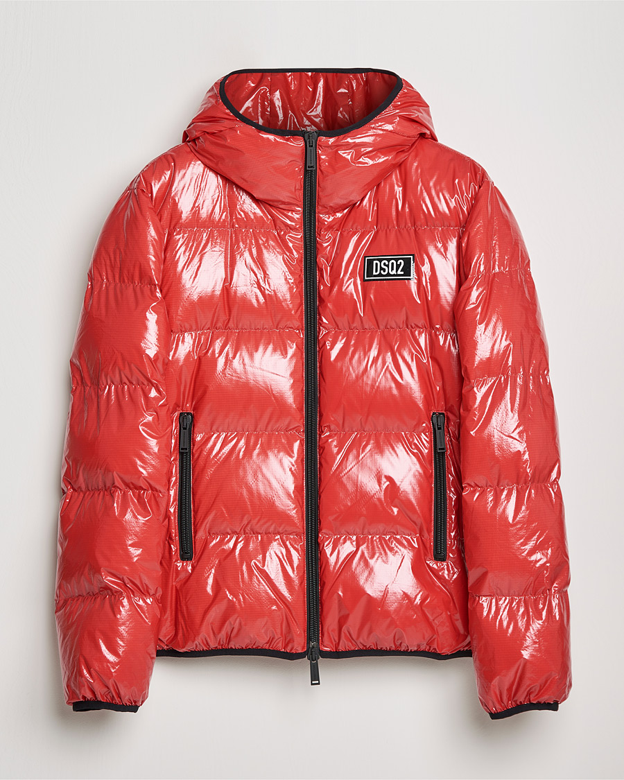 Herre | Jakker | Dsquared2 | Nylon Down Puffer Red