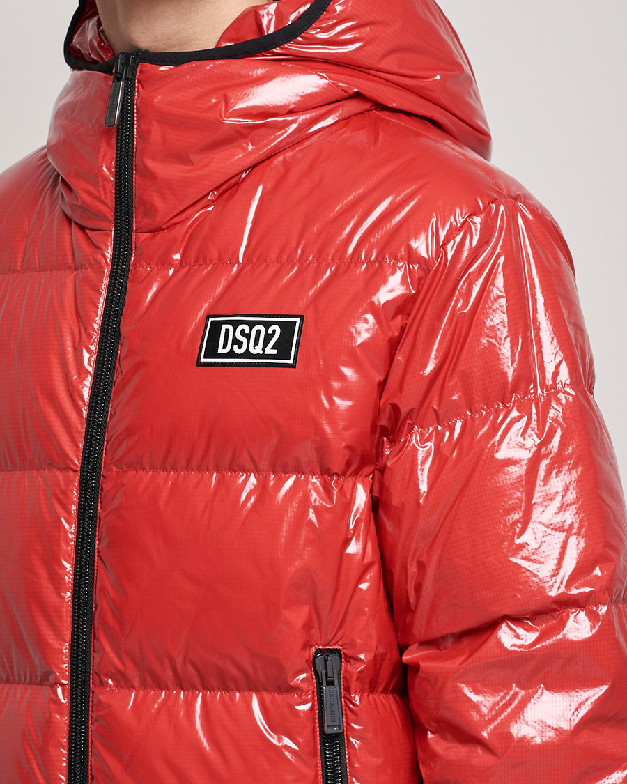 Herre | Jakker | Dsquared2 | Nylon Down Puffer Red