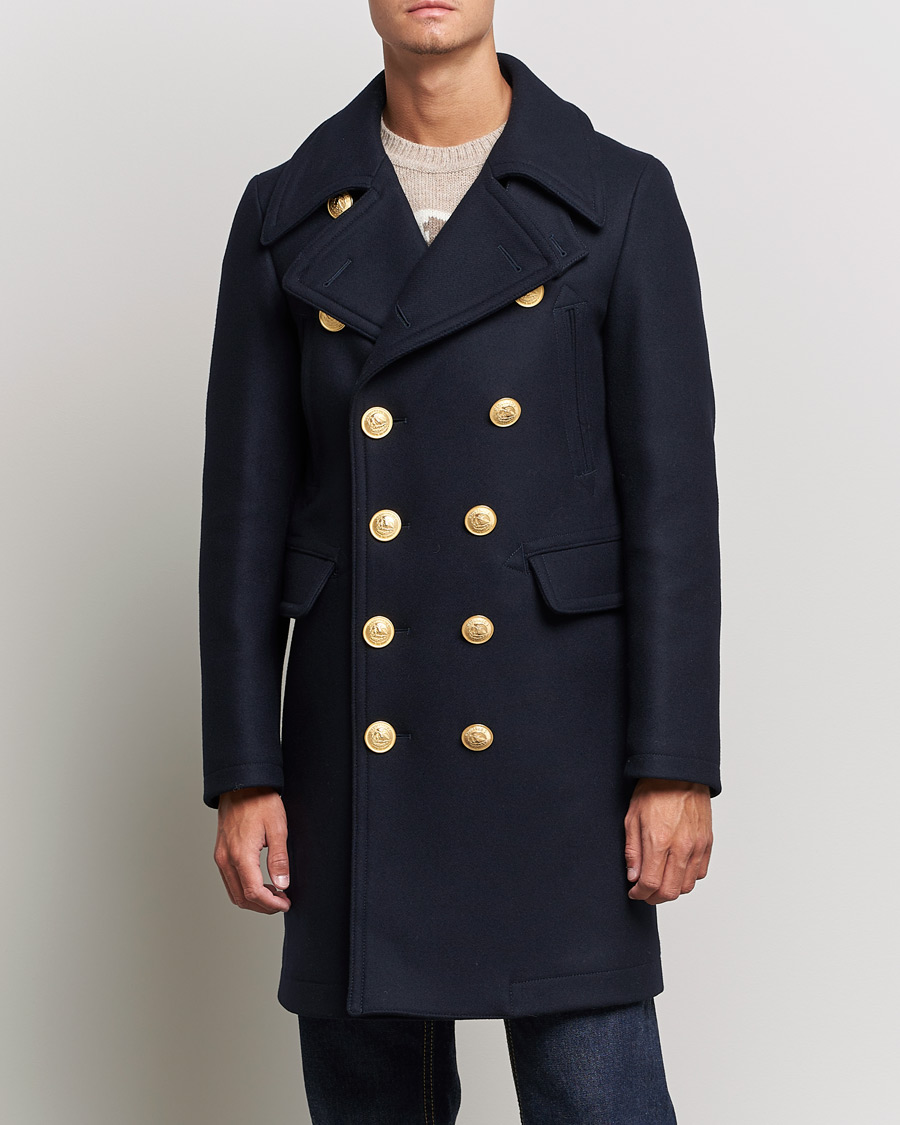 Herre | Jakker | Dsquared2 | Double Breasted Sailor Coat Navy