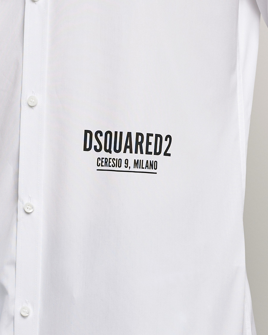 Herre | Skjorter | Dsquared2 | Poplin Dress Shirt White