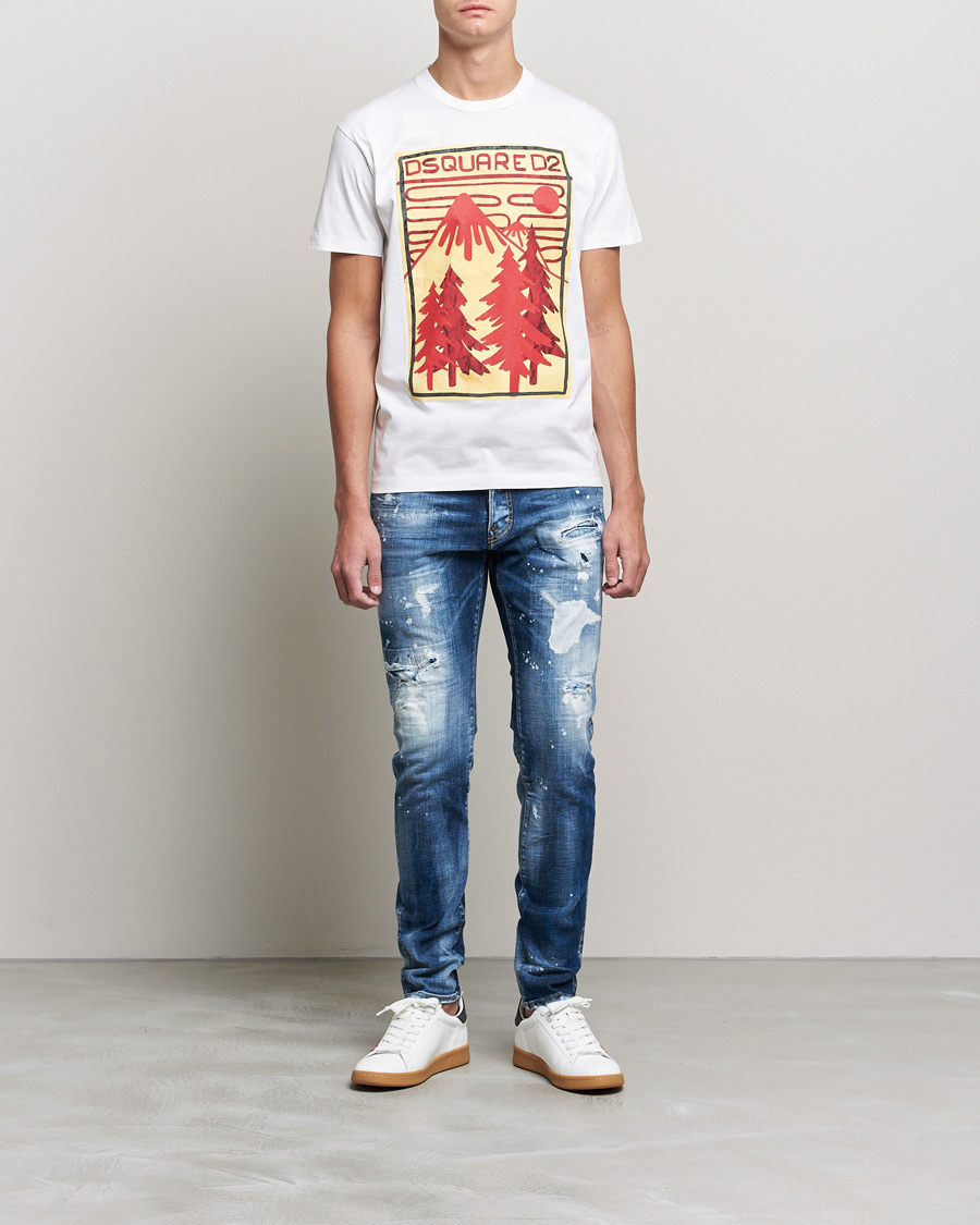 Herre | Dsquared2 | Dsquared2 | Mountain Cool Tee White