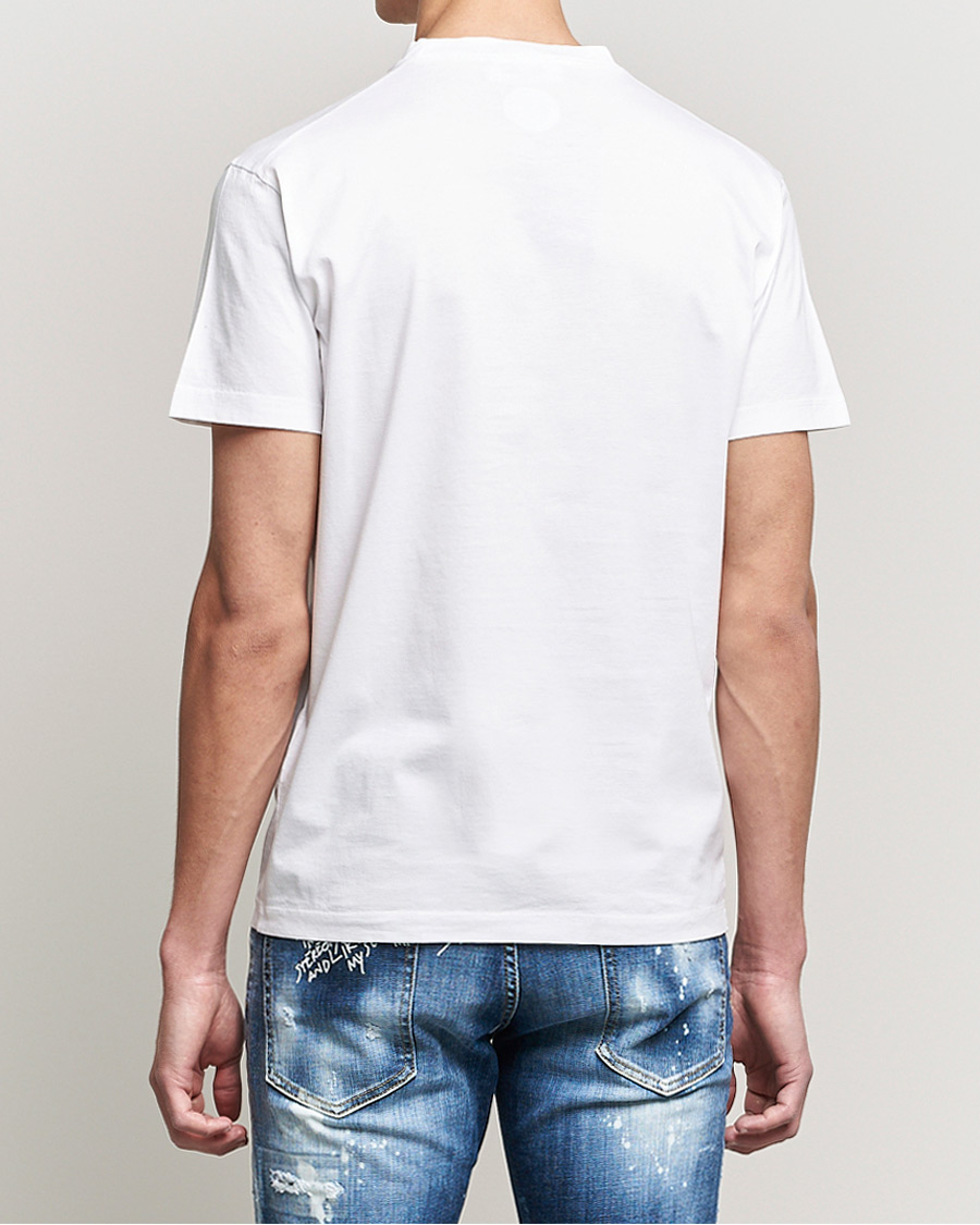 Herre | T-Shirts | Dsquared2 | Mountain Cool Tee White