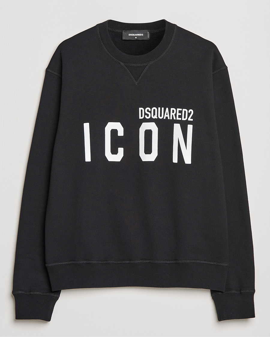 Herre | Trøjer | Dsquared2 | Icon Logo Sweatshirt Black
